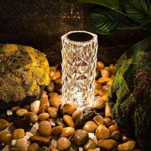 16 Colors Crystal Lamp With Remote | RGB Rose Diamond Table Lamp - Furnixs Shop