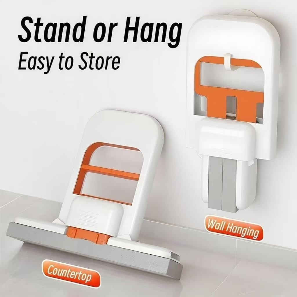 Foldable Desktop Mini Sponge Mop | Portable Wet & Dry Cleaning - Furnixs Shop