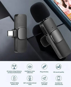 K8 Type-C Wireless Microphone - Furnixs Shop