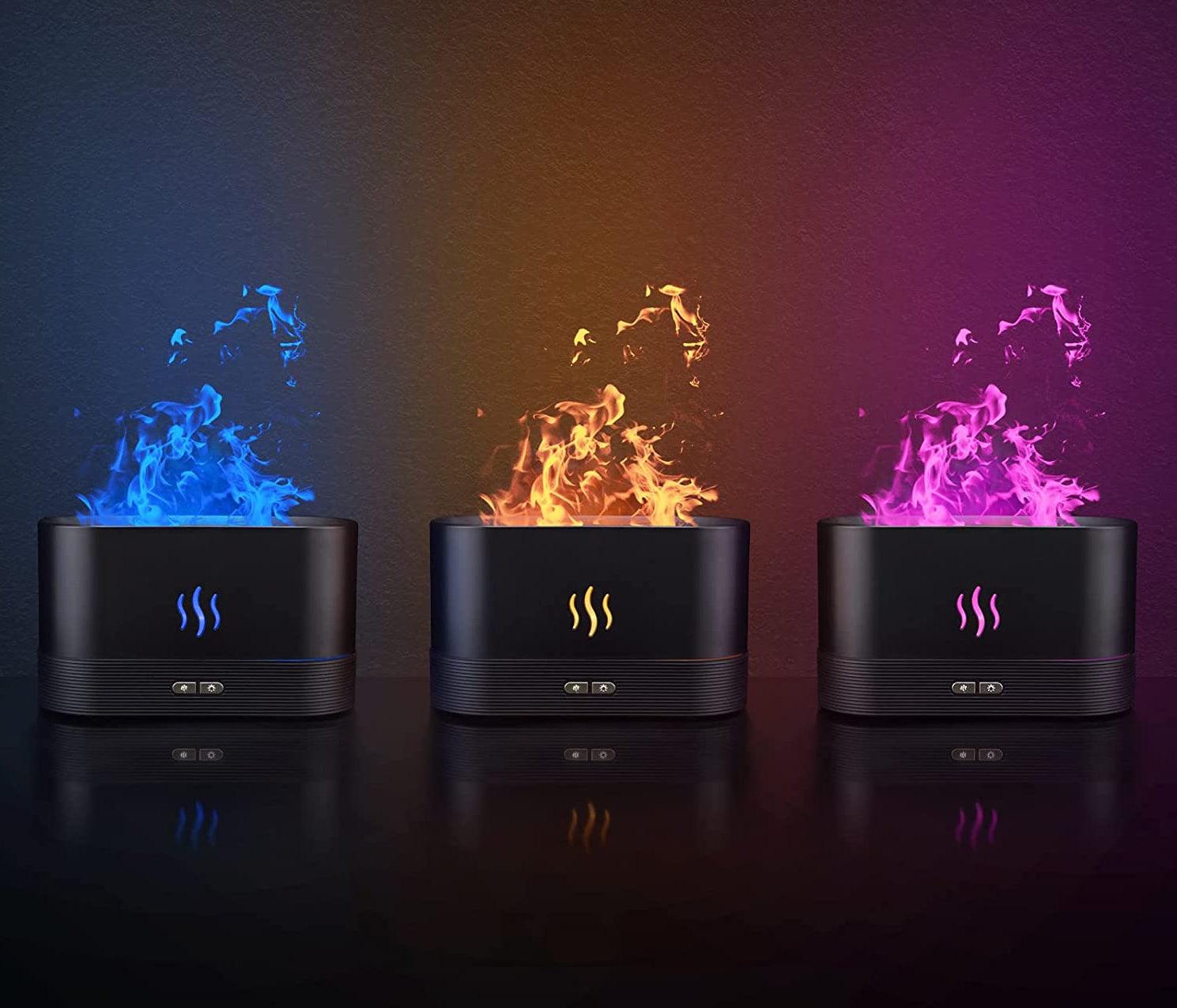 Perfume Humidifier, Ultrasonic air Humidifier With LED Lighting Simulation - Furnixs Shop