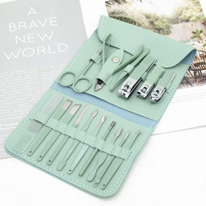 Premium 16-Piece Nail Care Kit - Furnixs Shop