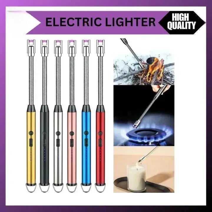 USB Rechargeable Electric Arc BBQ Lighter Windproof Flameless Plasma - Furnixs Shop