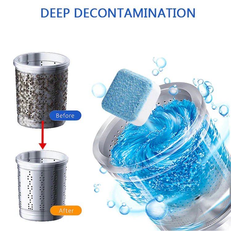 Washing Machine Cleaner Tablets – 12 Tablet | Deep Cleaning - Furnixs Shop