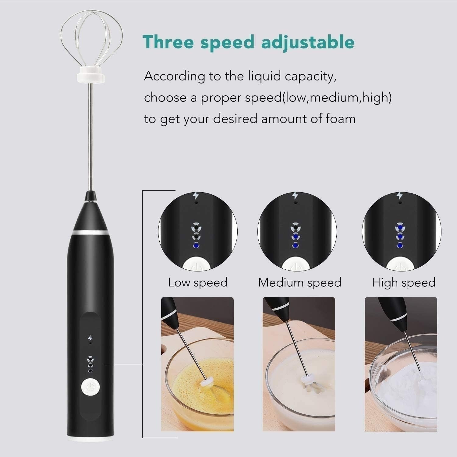 2-in-1 Rechargeable Coffee Beater & Electric Milk Frother - Furnixs Shop