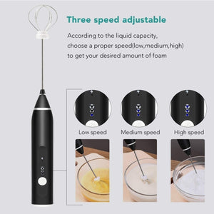 2-in-1 Rechargeable Coffee Beater & Electric Milk Frother - Furnixs Shop