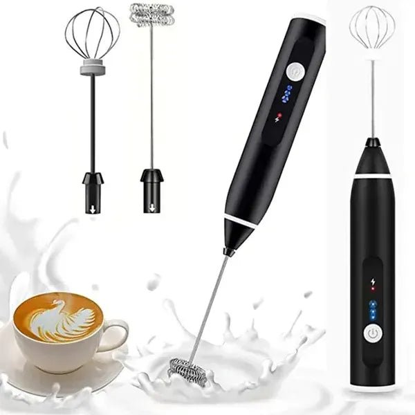 2-in-1 Rechargeable Coffee Beater & Electric Milk Frother - Furnixs Shop