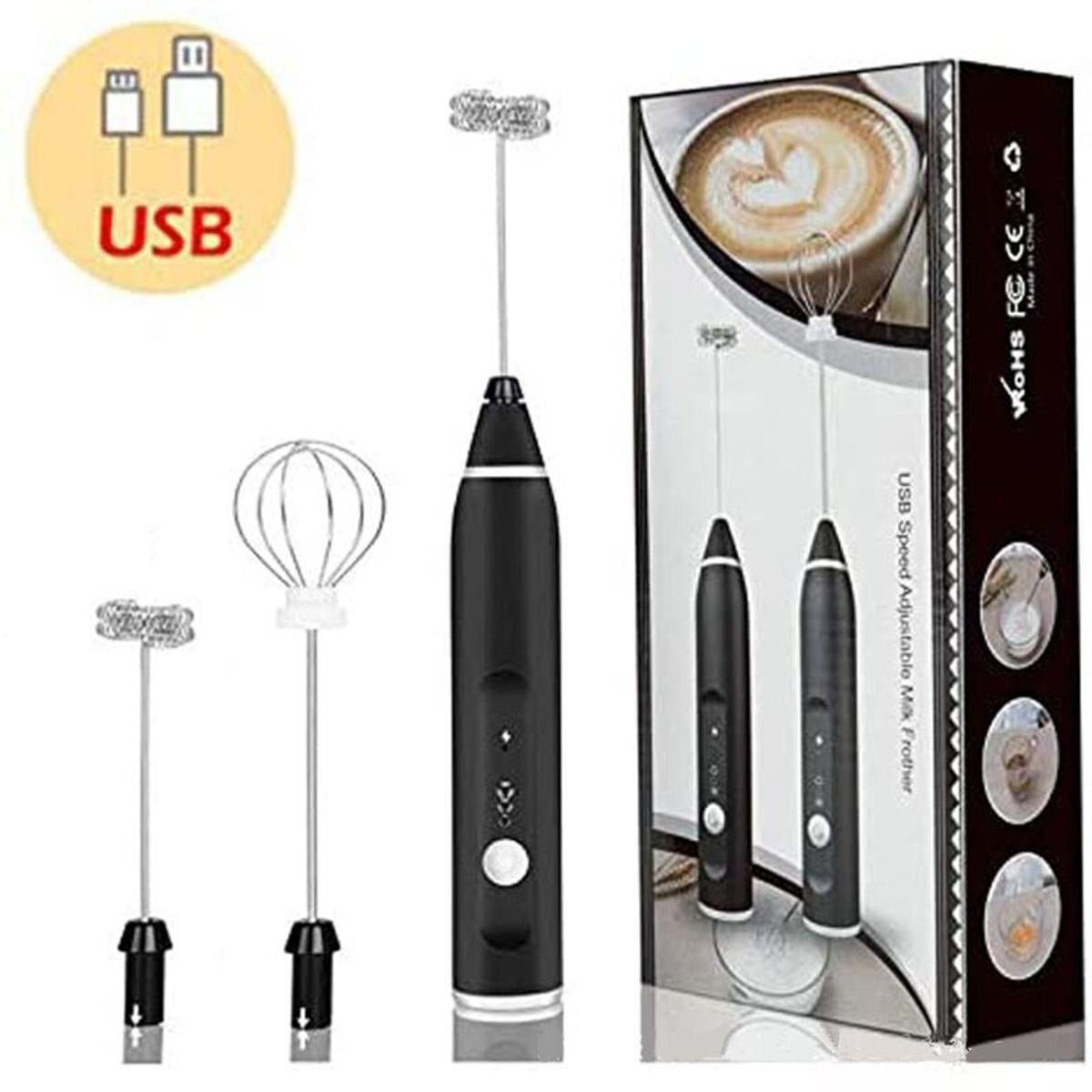 2-in-1 Rechargeable Coffee Beater & Electric Milk Frother - Furnixs Shop