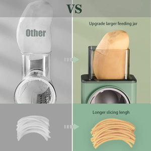 4 in 1 Multi-Function Vegetable Cutter & Slicer with Stainless Steel Blades - Furnixs Shop