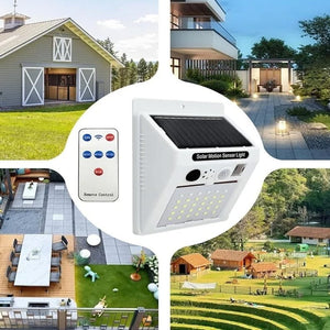 Alarm Sound Security Solar Lamp with Motion Detector & Remote Control - Furnixs Shop