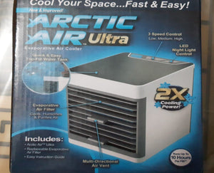 Arctic Air Ultra Evaporative Air Cooler By Ontel Portable 3 Speed Hydro Chill Technology - Furnixs Shop