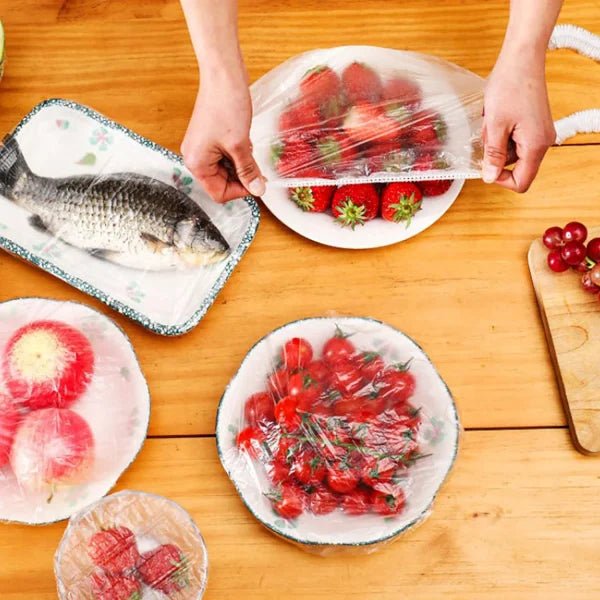 Combo Deal – 2 Pcs Metal Wire Cleaning Cloths with 1 Bear Design Food Cover Packet - Furnixs Shop