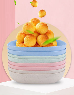 Plate Set Pack of 10 – Plastic Split Bone Dish Plates with Holder - Furnixs Shop