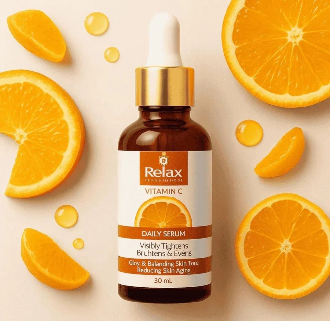 Relax Vitamin C Daily Serum - 30ml | Visibly Brightens, Evens Skin Tone - Furnixs Shop
