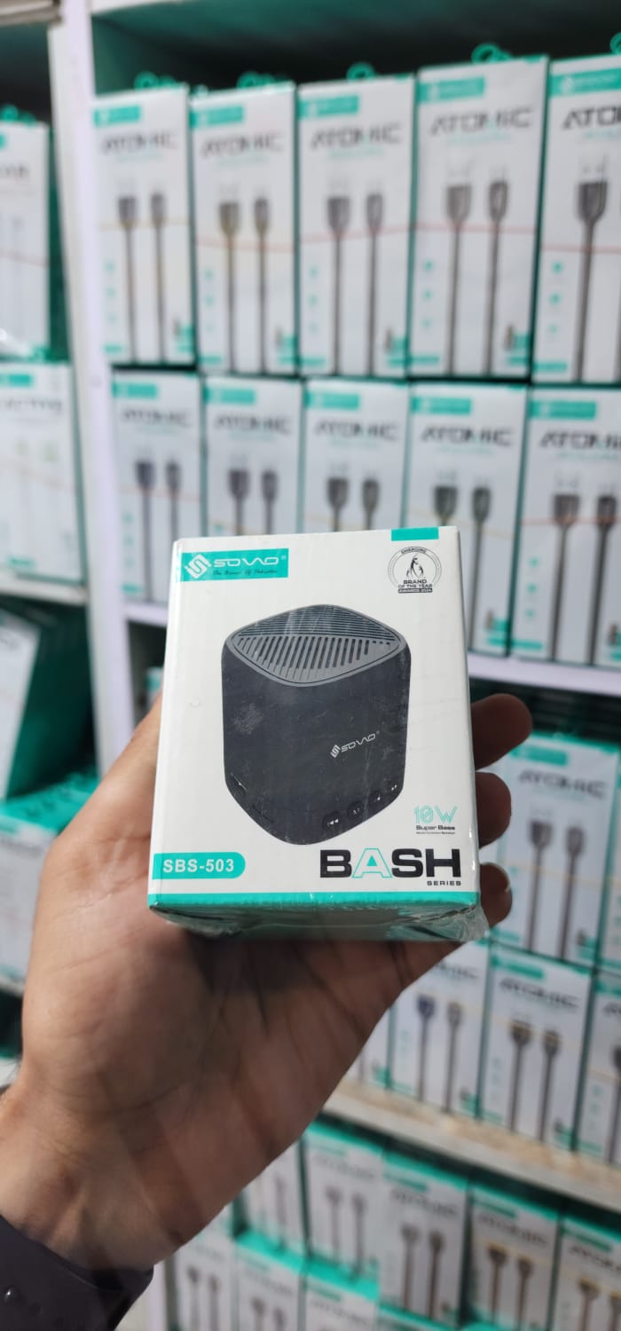 SOVO SBS-503 BASH Series 10W Super Bass Multi-Function Bluetooth Speaker - Furnixs Shop