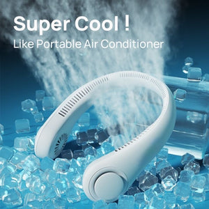 USB Rechargeable Neck Fan | 3 Modes Fan Speed - Furnixs Shop